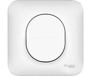 Ovalis - Bouton poussoir 10A - Blanc