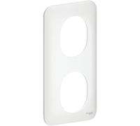 Ovalis - plaque de finition - 2 postes vertical - entraxe 57mm