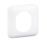 Ovalis - Plaque de finition blanche (RAL9003) - 1 poste
