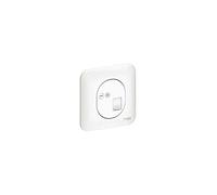 Ovalis - prise rj45 - cat.6 Utp - grade 1 - tél/informatique-mécanisme avec une plaque de fixation comprise.référence s260701 1 poste de coloris blanc