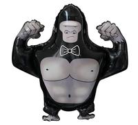 Ovanda Ballons à l'hélium en forme d'animaux, en forme d'animaux, en forme d'animaux, décoration d'anniversaire pour enfants, thème safari dans la jungle, accessoires de fête d'anniversaire gorille