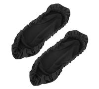 OVAQUIXI 1 Paire de Housses D'accoudoirs de Chaise de Bureau, en Polyester avec une Bonne élasticité et un Toucher Doux, Ajustement Universel pour la Plupart des Chaises de Bureau, (BLACK)