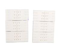 OVAQUIXI 12 Pièces Recharges de Remplacement de Brosse de Toilette Recharges de Baguette de Récurage de Toilette en Tissu Non Tissé 15,5 X 10,5 Cm Parfum de Facile à Remplacer pour le Nettoyage de
