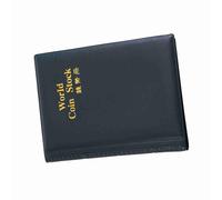 OVAQUIXI 120 Poches Album de Pièces de Monnaie, Matériau en PVC, Grande capacité pour les Collectionneurs de Pièces, Idéal pour Stocker des Médailles et des Jetons (GREEN)