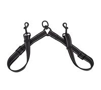 OVAQUIXI 2 Laisses pour Chiens avec Pivot Anti-emmêlement et Coutures Réfléchissantes pour Promener 2 Chiens Simultanément Laisse de Promenade Double pour Chien Laisse Double Coupleur