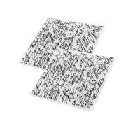 OVAQUIXI 2 Pièces Dossiers de Gaufrage Plaques de Gaufrage Modèles de Dossiers de en Papier Plastique Carrés pour la Fabrication de Cartes Scrapbooking DIY Artisanat avec (plastique 3)