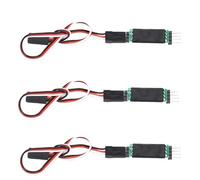 OVAQUIXI Accessoire de Voiture RC à Troisième Canal, Interrupteur de Cordon de Récepteur de Lumière, Pièce de Voiture RC pour Télécommande 3 Pièces