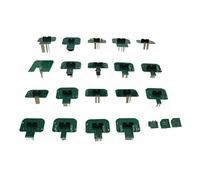 OVAQUIXI Adaptateur BDM, Matériau ABS, 22 Adaptateurs de Sonde de Cadre LED BDM pour Outil de Réglage de Puce, Diagnostic de Véhicule