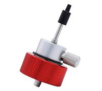 OVAQUIXI Adaptateur de Réservoir de Gaz, Connecteur de Remplissage de Durable pour Le Camping avec Port d'huile en Silicone, Idéal pour Le Réservoir de Gaz Vert et Le Magazine GBB (Rouge #-2)