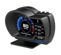 OVAQUIXI Affichage Tete Haute GPS Double Systeme 3 Pouces Compteur Voiture | Matériau électronique, Utilisation sur Tableau de Bord, Compteur de Vitesse Numérique, compatibilité GPS, écran de 3