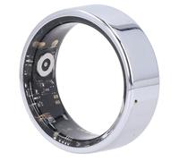 OVAQUIXI Anneau Intelligent, Tracker d'activité avec Synchronisation en Temps Réel, Eau IP68, Plusieurs Modes Sportifs, Compteur de Pas, Suivi des Calories, pour Le Sport et la santé (Silver)