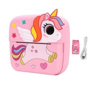 OVAQUIXI Appareil Photo à Instantanée pour Enfants, Enregistrement Vidéo Photo 1080P 24 MP avec écran Couleur 2,4 Pouces et Lecteur MP3 intégré (Pink)