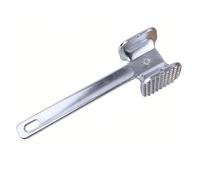 OVAQUIXI Attendrisseur de Viande Maillet à Viande en Alliage d'aluminium 9,65 Pouces Marteau Plat et texturé Double Face avec Poignée Antidérapante pour Steak Poulet Côtelettes de Porc Escalopes