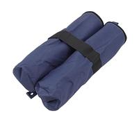 OVAQUIXI Auvent Sacs de Sable Poids de Jambe 4-Pack 600D Oxford PVC Imperméable avec Longue Sangle pour Tente Pop Up Patio Parapluie Abri Extérieur (Bleu foncé)