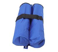 OVAQUIXI Auvent Sacs de Sable Poids de Jambe 4-Pack 600D Oxford PVC Imperméable avec Longue Sangle pour Tente Pop Up Patio Parapluie Abri Extérieur (Blue)
