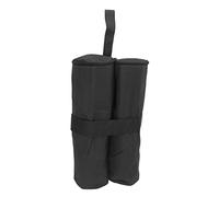 OVAQUIXI Auvent Sacs de Sable Poids de Jambe 4-Pack 600D Oxford PVC Imperméable avec Longue Sangle pour Tente Pop Up Patio Parapluie Abri Extérieur (Black)