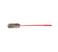 OVAQUIXI Baguette à Chat en Peluche, Jouet D'entraînement avec Tige Flexible en Polycarbonate et Fausse Fourrure de Lapin Fabriquée à la Main, Idéale pour Stimuler L'instinct de Chasse et (Grey)