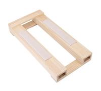 OVAQUIXI Banc D'accouplement pour Chat, Planche à Gratter en Bois de Pin avec Pédale pour Une Position Debout Confortable, Plate-Forme Surélevée pour Jouer et Gratter Les Chats, 55 (Style de Coussin