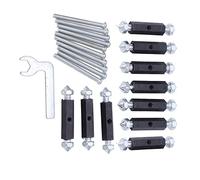 OVAQUIXI Boîte de Réparation électrique 118mm Acier allié Installation | Acier allié, Usage de Douille Endommagée, Kit de Réparation de Boîte de Jonction 118mm, Tiges de Support, Boulons, clé