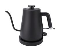 OVAQUIXI Bouilloire électrique à Col de Cygne de 1 L en Acier Inoxydable avec Intérieur de qualité Alimentaire 304 et Bec Verseur Précis pour Verser sur le café et le thé (Prise UE 220V)