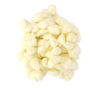 OVAQUIXI Boule de Coton pour Hamster, Literie Douce et Chaude, Boule de Coton pour Petits Animaux avec Remplissage en pour Hamster Syrien Chinchilla (Yellow)