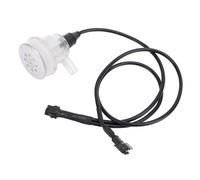 OVAQUIXI Buse d'air de Baignoire avec Lumière, Jet de Spa en PVC à 9 Trous pour Massage à Bulles, avec éclairage RVB 12 V, pour Spa, Sources Chaudes, Piscine, Hydrothérapie