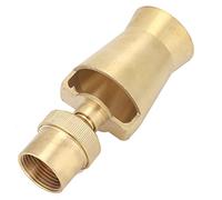 OVAQUIXI Buse de Fontaine d'eau Réglable en Forme de Cèdre G1in DN25, Tête D'arrosage pour Ventilateurs de Décoration de Fontaine Publique en Cuivre 5,5x2,0 Pouces