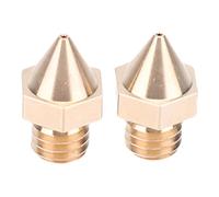 OVAQUIXI Buse en Laiton pour Imprimante 3D, 2 Pièces, 0.4mm, M6x13.8mm, Remplacement pour la Série Raise3D N, Support pour PLA ABS PETG TPU