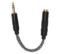 OVAQUIXI Câble Adaptateur de 4,4 Mm à 3,5 Mm, Performances Améliorées et clarté, Connexions de Liaison à l'or, pour les écouteurs, Smartphones, Tablettes, Lecteurs MP3 (Gris froid)