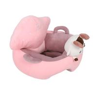 OVAQUIXI Canapé de Soutien pour bébé, Chaise d'apprentissage Pliable et Confortable, Dessin animé, pour la Maison et la Maternelle (B)