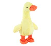 OVAQUIXI Canard en Peluche Parlant de qualité Supérieure avec Charlatanisme, Marche et Jouet électronique Interactif pour 3 Ans et Plus