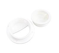 OVAQUIXI Caniveau de Pont de Bateau de 4,4 Pouces, Couvercle de Caniveau Rond pour L'évacuation de l'eau des Ponts de Yachts et de Vedettes Rapides