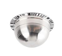 OVAQUIXI Capsule de café Réutilisable, Acier Inoxydable 304, 58x29.5mm | Capsule à café Rechargeable, Acier Inoxydable 304, Plus Next Pop Fit, Mouture Grossière, Brosse et Cuillère