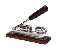OVAQUIXI Casse-Noix, Manuel Noix de Pécan Cracker Heavy Duty Noix de Noix de Pécan Décortiqueur Machine pour la Maison Cuisine Manche en Bois Base