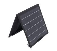 OVAQUIXI Chargeur de Panneau Solaire 10 W, Panneau Solaire Pliable étanche Portable avec Double Sortie USB, pour Le Camping, la Randonnée, Les Activités de Plein Air