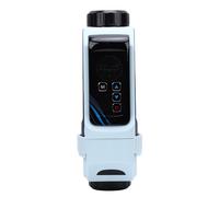 OVAQUIXI Chlorinateur au Sel 32 G/h Système Autonettoyant pour Piscine | Production de Chloration Réglable de 20 % à 100 %, Puissance de 180 W, avec Mémoire de Coupure de Courant et électrodes