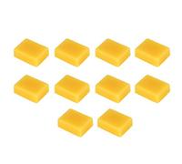OVAQUIXI Cire D'abeille Naturelle pour le Polissage du Bois, 10 Pièces, Bloc de Cire D'abeille Pure pour Meubles, Entretien et étanchéité du Cuir D'acajou