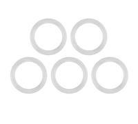 OVAQUIXI Clips de Sucette Factices en Silicone, 20 Pièces, Anneaux Toriques, Porte-chaîne de Sucette pour bébé Neutre en Termes de Sexe pour une Fixation Facile (Transparent)