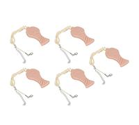 OVAQUIXI Collier à Mâcher Pendentif Sensoriel pour Autisme, TDAH, anxiété, Paquet de 5, Collier Sensoriel à Mâcher Décoratif pour Enfants, Matériau en Silicone