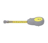 OVAQUIXI Compas Rotatif Ruban à Mesurer 6ft, Outil de Traçage de Cercle avec Bouton de Rétraction Automatique et 50 Recharges de Crayon, pour le Travail du Bois et le Dessin