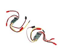 OVAQUIXI Contrôleur de Vitesse électronique Bidirectionnel ESC brossé RC, avec Double Voie pour Modèle de Bateau RC 130 180 Moteur brossé