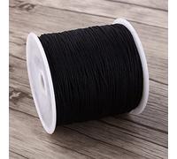 OVAQUIXI Cordon de Nœud Chinois 100 M 0,8 Mm en Nylon Rattail macramé | Matériau en Nylon, macramé, Enfilage de Perles, Fabrication de Bracelets et de Colliers, Perles à Petit Trou, Fournitures