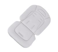 OVAQUIXI Coussin de Poussette en Coton pour bébé, Doublure Amovible et Lavable, Conception Hygiénique et Adaptée aux Parents pour Poussettes et Chaises D'alimentation (gris clair)