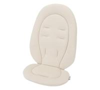 OVAQUIXI Coussin de Poussette pour bébé, Doux et Confortable, Fond Antidérapant, Doublure de Siège Amovible Lavable pour Poussette, Chaise Haute pour Landau, Fibre de Polyester et Coton (Beige)