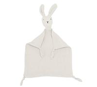 OVAQUIXI Couverture bébé en Coton Doux Motif Lapin pour Dormir, Double Gaze pour Tout-petits, 28 X 28 Cm, Couverture Doudou pour sécurité et Confort, bébé Sensoriel avec Motif Animal Mignon pour