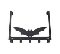 OVAQUIXI Crochets de Porte, Motif Chauve-souris Gothique, Fer de 14,56 | Construction en Métal Robuste, 5 Porte-clés, Manteaux, Montage à 2 Voies, Face Lisse, pour Entrée, Cuisine, Salle de Bain