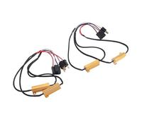 OVAQUIXI Décodeur de Résistance LED, Anti-scintillement 6 Ohm 50 W, Configuration Facile Plug and Play pour Ampoules LED, Feux de Circulation Diurnes