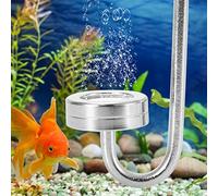 OVAQUIXI Diffuseur de CO2 pour Aquarium, Tube en U en Acier Inoxydable 304, Atomiseur Externe de 30 Cm avec Tuyau de Clapet Anti-Retour et Ventouses, Raffineur d'Aquarium à Surface Miroir pour