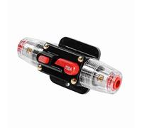 OVAQUIXI Disjoncteur Résistant aux Hautes Températures 80Amp - 100Amp, Porte-fusible de Réinitialisation, Boîtier Résistant à L'eau pour les Amateurs de Bateaux et de Voitures (100A)