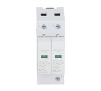 OVAQUIXI Dispositif de Protection PC House Protector 100KA 2,5KV Rail DIN pour Boîte de Distribution Système triphasé à Quatre Fils Fenêtre d'état de Réponse Rapide (2P 275V)